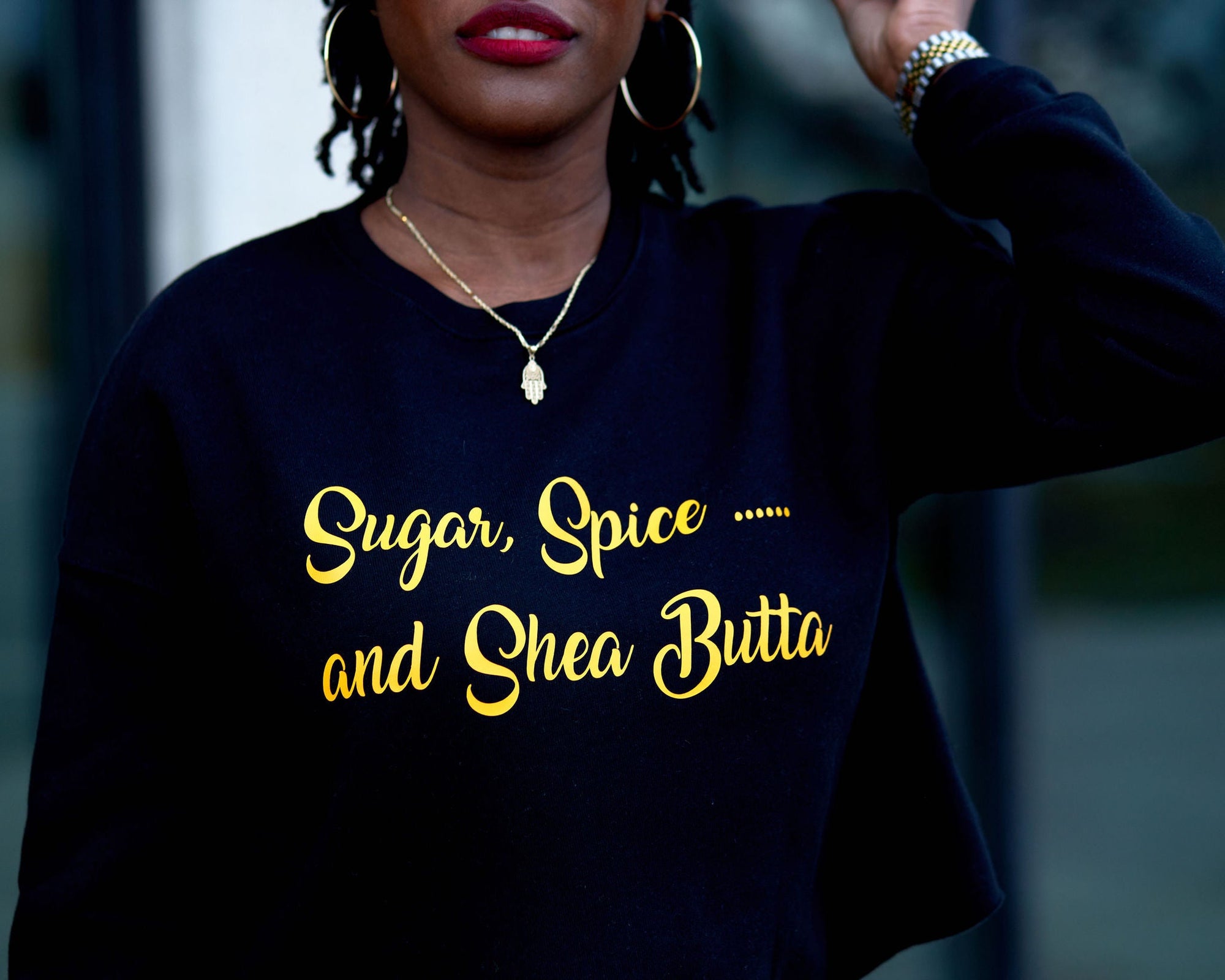 Shea Butta Cropped Sweatshirt